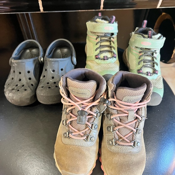 Toddler Columbia Boots, Keene Boots, Crocs Bundle - Picture 1 of 4